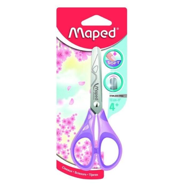 ŠKARE MAPED PASTEL SOFT 13CM BLISTER