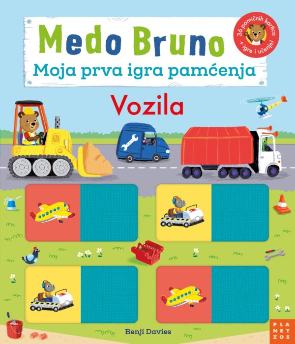 Medo Bruno: Moja prva igra pamćenja - Vozila