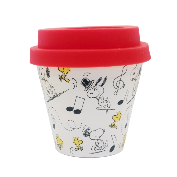 Šalica 90 ml s poklopcem Snoopy